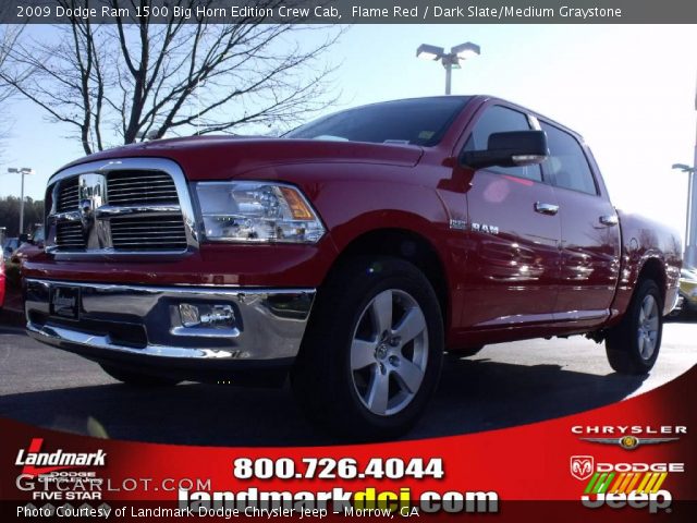 2009 Dodge Ram 1500 Big Horn Edition Crew Cab in Flame Red