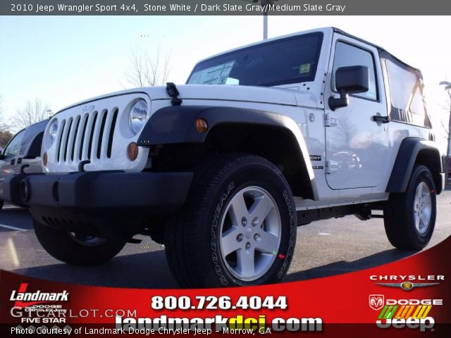 2010 Jeep Wrangler Sport 4x4 in Stone White
