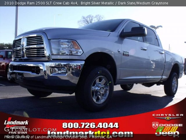 2010 Dodge Ram 2500 SLT Crew Cab 4x4 in Bright Silver Metallic