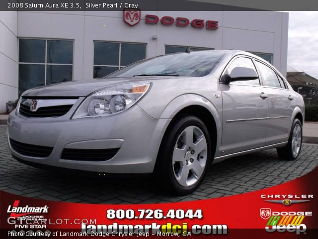 2008 Saturn Aura XE 3.5 in Silver Pearl