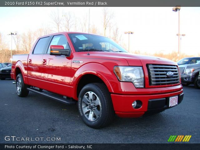 2010 Ford F150 FX2 SuperCrew in Vermillion Red