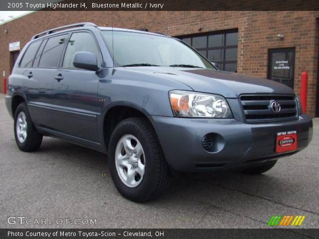 2005 Toyota Highlander I4 in Bluestone Metallic