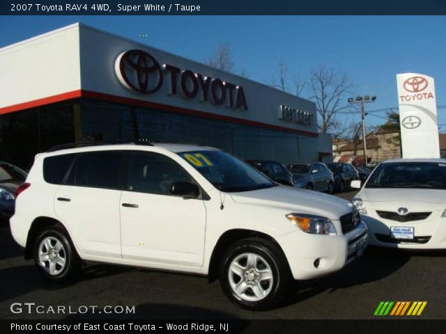 2007 Toyota RAV4 4WD in Super White