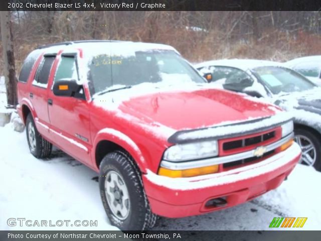 2002 Chevrolet Blazer LS 4x4 in Victory Red