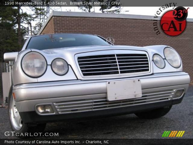 1998 Mercedes-Benz E 430 Sedan in Brilliant Silver Metallic