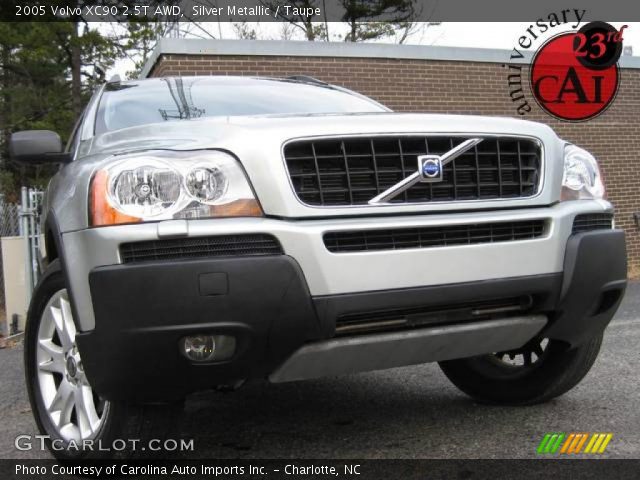 2005 Volvo XC90 2.5T AWD in Silver Metallic