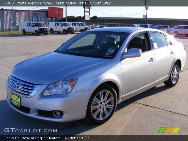 2008 Toyota Avalon Limited in Classic Silver Metallic