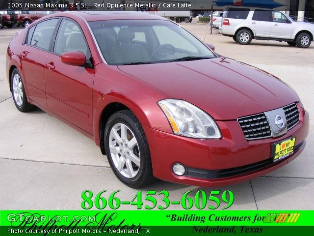 2005 Nissan Maxima 3.5 SL in Red Opulence Metallic