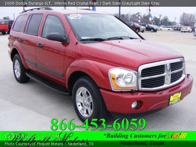 2006 Dodge Durango SLT in Inferno Red Crystal Pearl