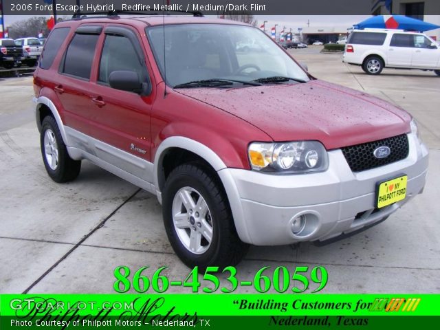 2006 Ford Escape Hybrid in Redfire Metallic