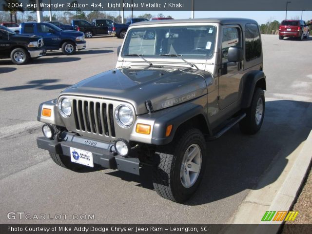 2004 Jeep Wrangler Rubicon 4x4 in Light Khaki Metallic