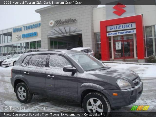2008 Hyundai Tucson GLS in Dark Titanium Gray