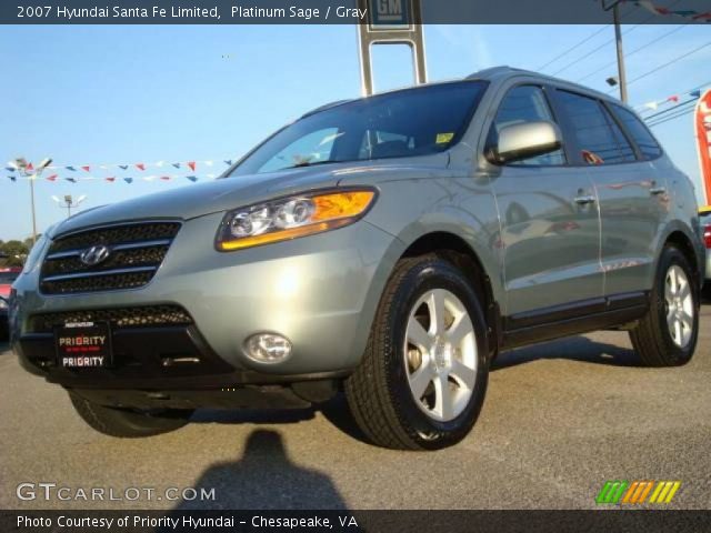 2007 Hyundai Santa Fe Limited in Platinum Sage