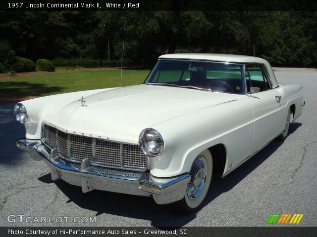1957 Lincoln Continental Mark II in White