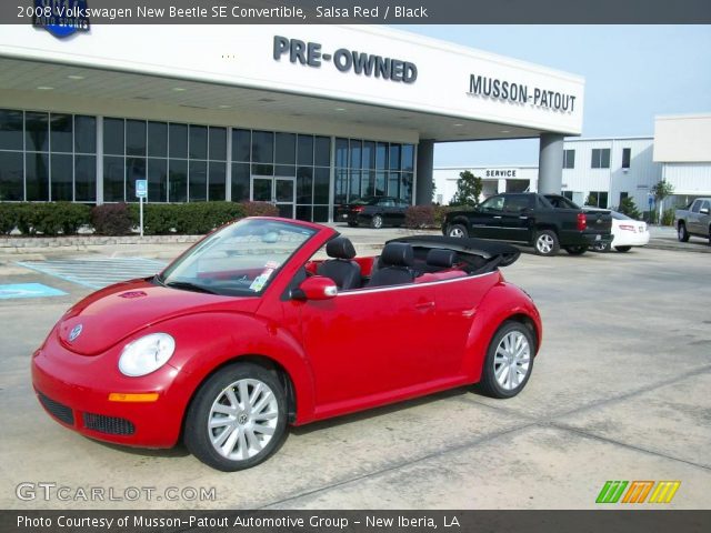 2008 Volkswagen New Beetle SE Convertible in Salsa Red