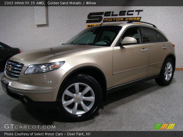 2003 Infiniti FX 35 AWD in Golden Sand Metallic