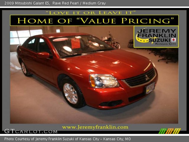 2009 Mitsubishi Galant ES in Rave Red Pearl