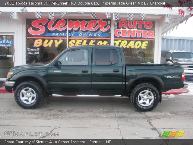 2001 Toyota Tacoma V6 PreRunner TRD Double Cab in Imperial Jade Green Mica
