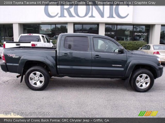 2009 Toyota Tacoma V6 PreRunner TRD Sport Double Cab in Timberland Green Mica