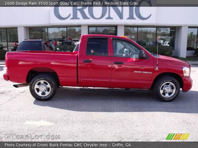 2006 Dodge Ram 3500 Sport Quad Cab in Flame Red