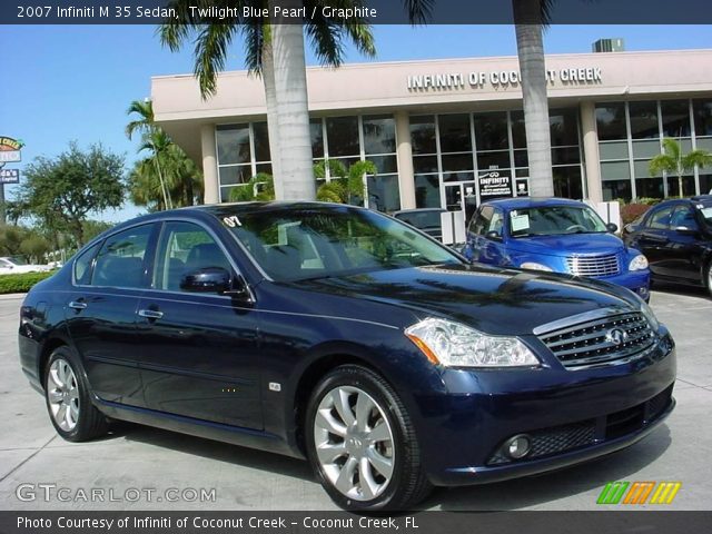 2007 Infiniti M 35 Sedan in Twilight Blue Pearl