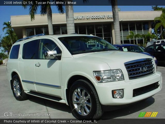 2008 Infiniti QX 56 in Tuscan Pearl White