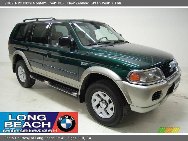 2002 Mitsubishi Montero Sport XLS in New Zealand Green Pearl
