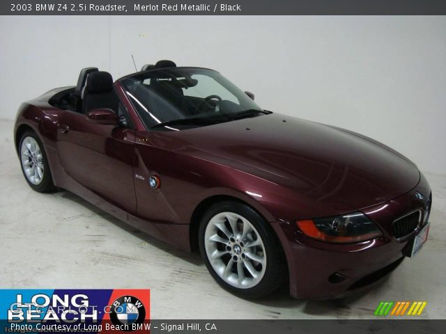 2003 BMW Z4 2.5i Roadster in Merlot Red Metallic