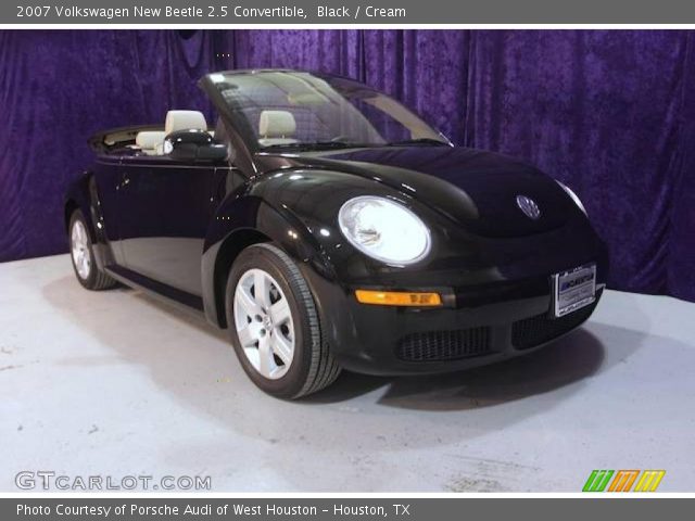 2007 Volkswagen New Beetle 2.5 Convertible in Black