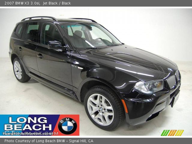 2007 BMW X3 3.0si in Jet Black