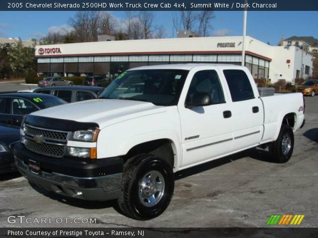 2005 Chevrolet Silverado 2500HD Work Truck Crew Cab 4x4 in Summit White