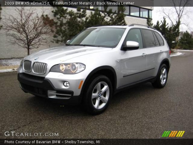 2009 BMW X5 xDrive35d in Titanium Silver Metallic