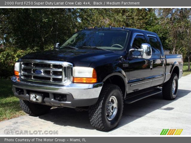 2000 Ford F250 Super Duty Lariat Crew Cab 4x4 in Black