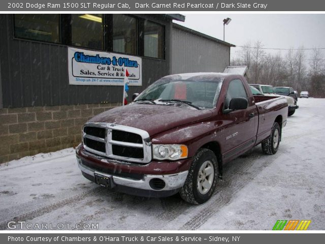 2002 Dodge Ram 1500 SLT Regular Cab in Dark Garnet Red Pearlcoat