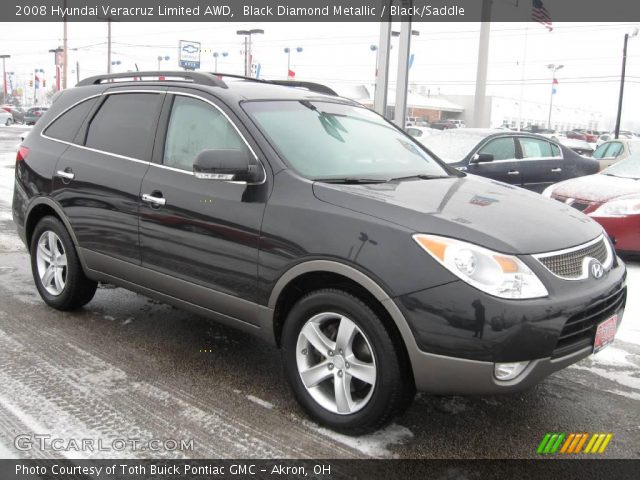 2008 Hyundai Veracruz Limited AWD in Black Diamond Metallic