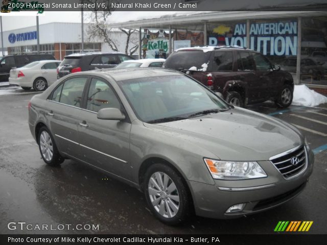 2009 Hyundai Sonata Limited V6 in Natural Khaki Green