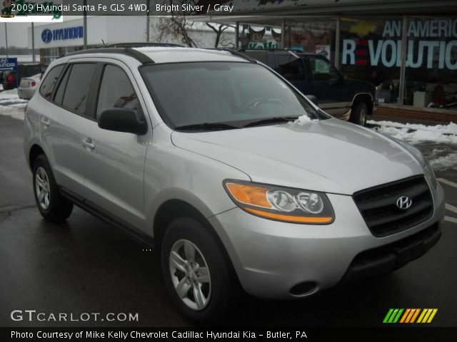 2009 Hyundai Santa Fe GLS 4WD in Bright Silver