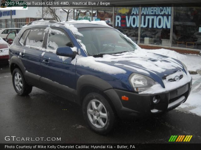 2005 Hyundai Tucson GLS V6 4WD in Nautical Blue