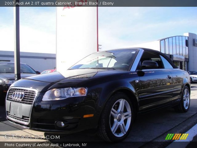 2007 Audi A4 2.0T quattro Cabriolet in Brilliant Black