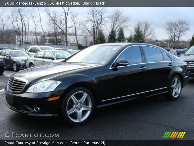 2008 Mercedes-Benz S 550 4Matic Sedan in Black