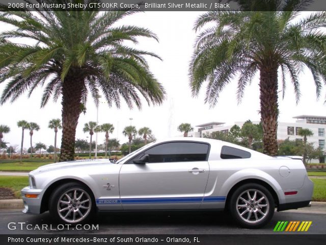 2008 Ford Mustang Shelby GT500KR Coupe in Brilliant Silver Metallic