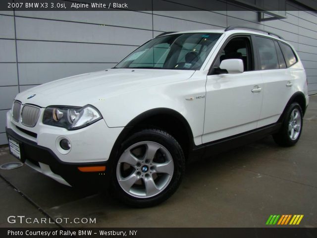 2007 BMW X3 3.0si in Alpine White