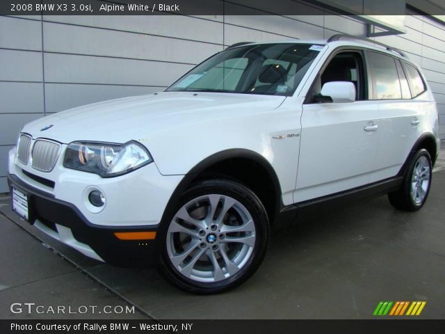 2008 BMW X3 3.0si in Alpine White