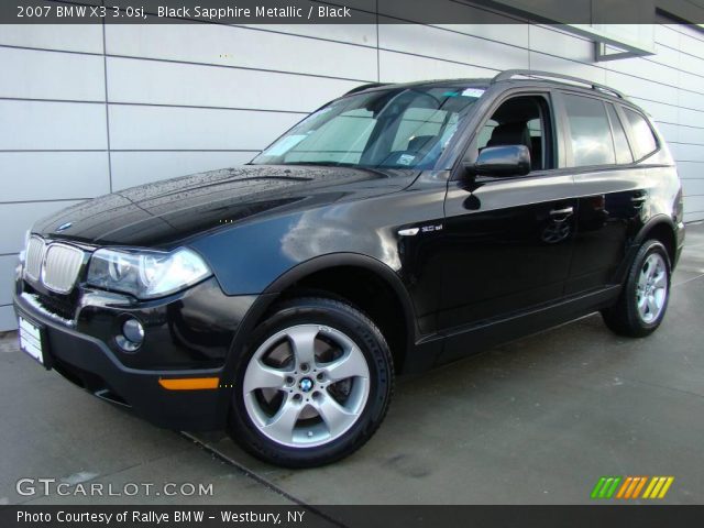 2007 BMW X3 3.0si in Black Sapphire Metallic