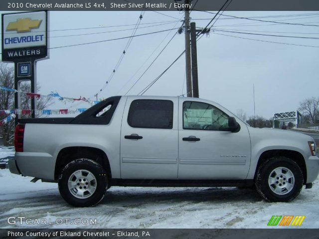2010 Chevrolet Avalanche LS 4x4 in Sheer Silver Metallic