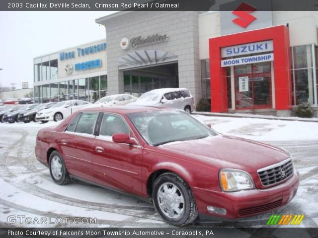 2003 Cadillac DeVille Sedan in Crimson Red Pearl