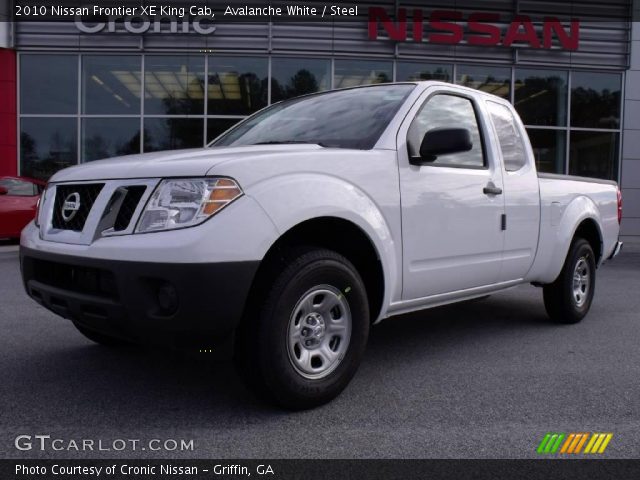 2010 Nissan Frontier XE King Cab in Avalanche White