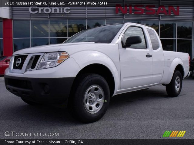 2010 Nissan Frontier XE King Cab in Avalanche White