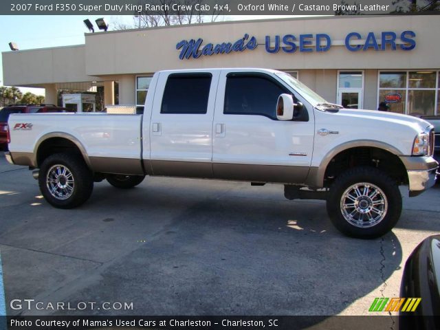 2007 Ford F350 Super Duty King Ranch Crew Cab 4x4 in Oxford White