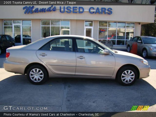 2005 Toyota Camry LE in Desert Sand Mica